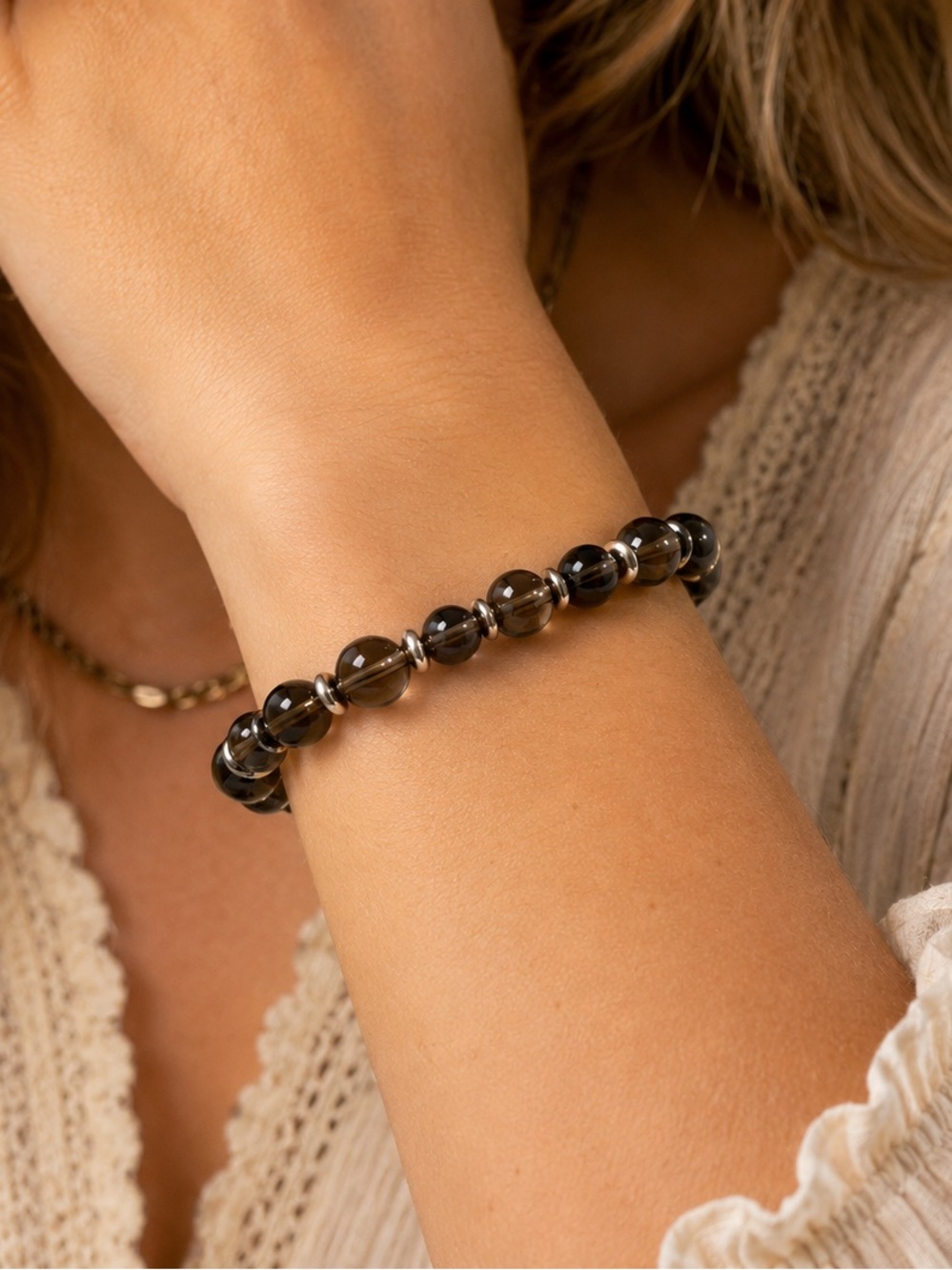 Smoky Quartz Gemstone Bracelet